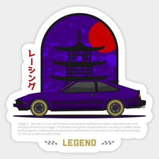 Tuner Purple A60 Celica Superior JDM Sticker